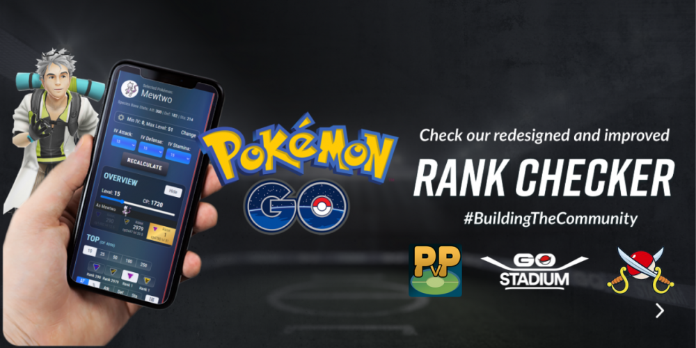 Rank Checker Integration with Pokebattler and PvPoke Stadium Gaming