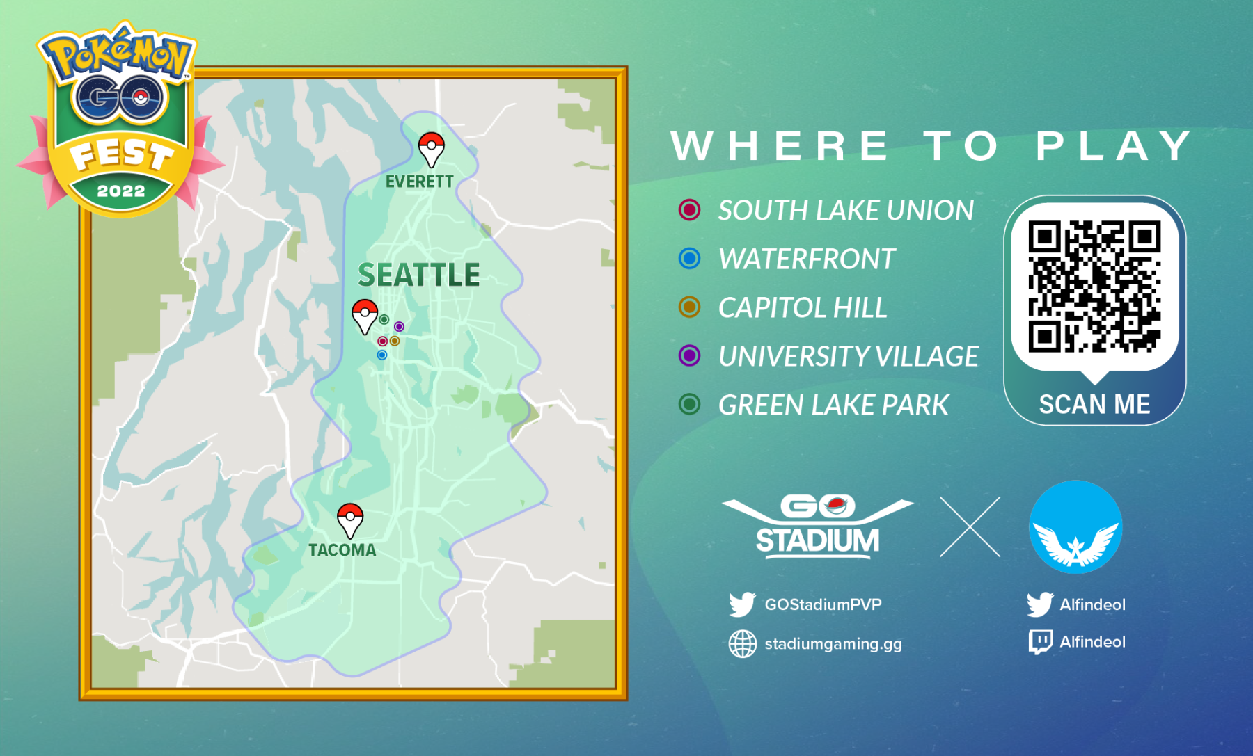 Pokemon Go Fest 2022 Seattle Location