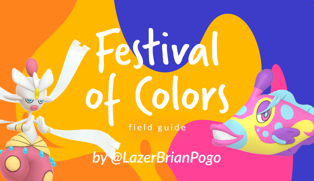Pokémon GO Festival of Colors 2023 Field Guide - Stadium Gaming